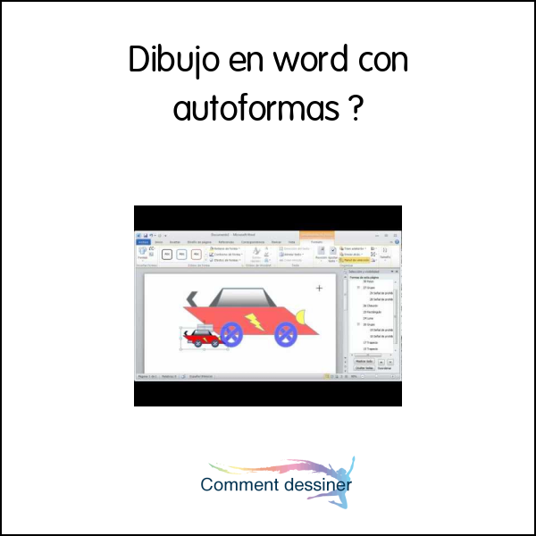 Dibujo en word con autoformas